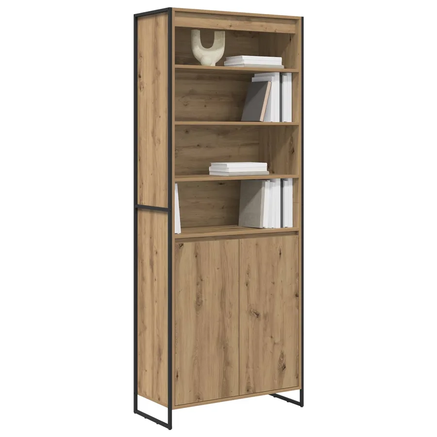 Armoires Hautes Chêne artisan 79 x 36 x 200 cm - 3