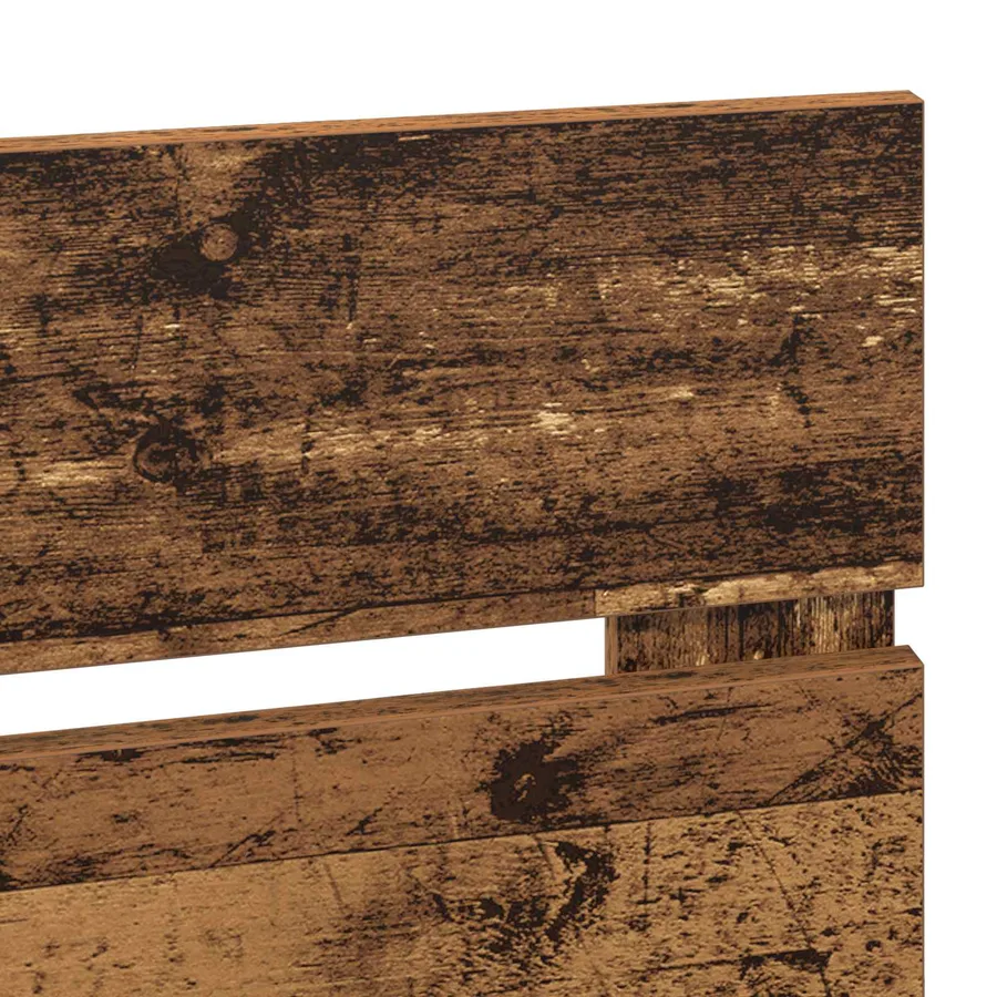 Tête de lit Bois ancien Bois d'ingénierie - 7