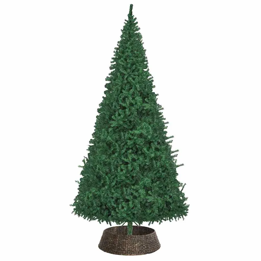 Collier de sapin de Noël Noir 105 x 105 x 28 cm Jacinthe d'eau - 3