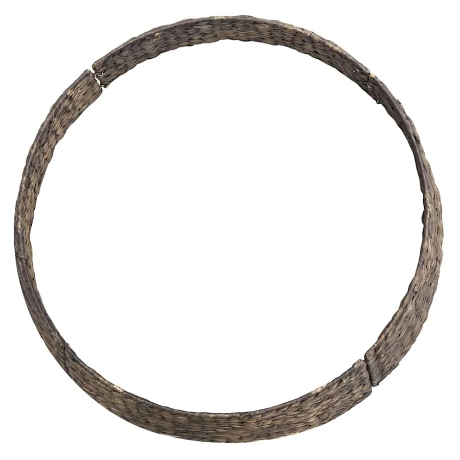 Collier de sapin de Noël Noir 105 x 105 x 28 cm Jacinthe d'eau - 4