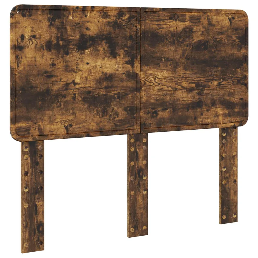 Cadre de lit Chêne fumé 120 x 200 cm Bois de pin massif - 6
