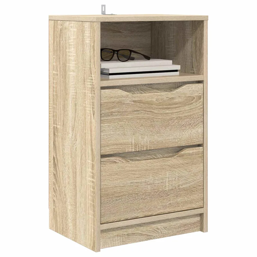 Tables de chevet 2 pcs Chêne Sonoma 40 x 30 x 467 cm - 3