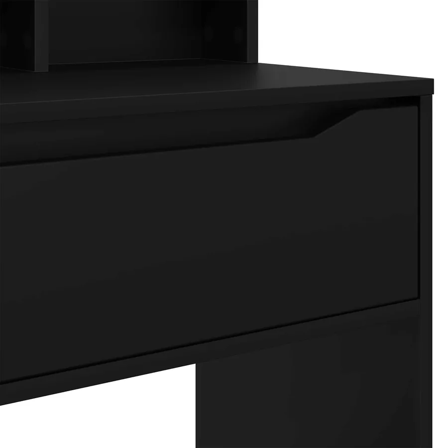 Tables de maquillage pour chambre Noir 80 x 39,6 x 135 cm - 10