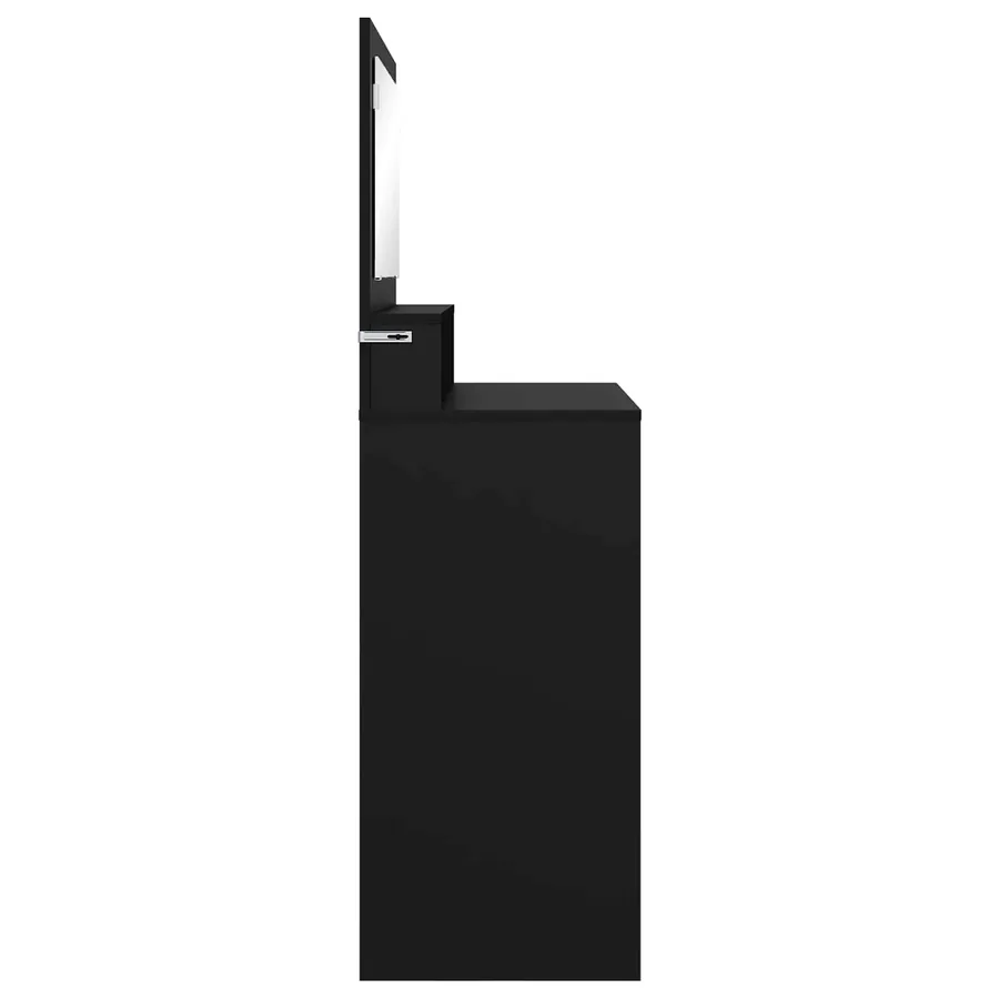 Tables de maquillage pour chambre Noir 80 x 39,6 x 135 cm - 7