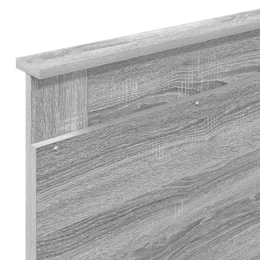 Cadre de lit avec tiroir Gris Sonoma 90 x 200 cm Pin massif - 11