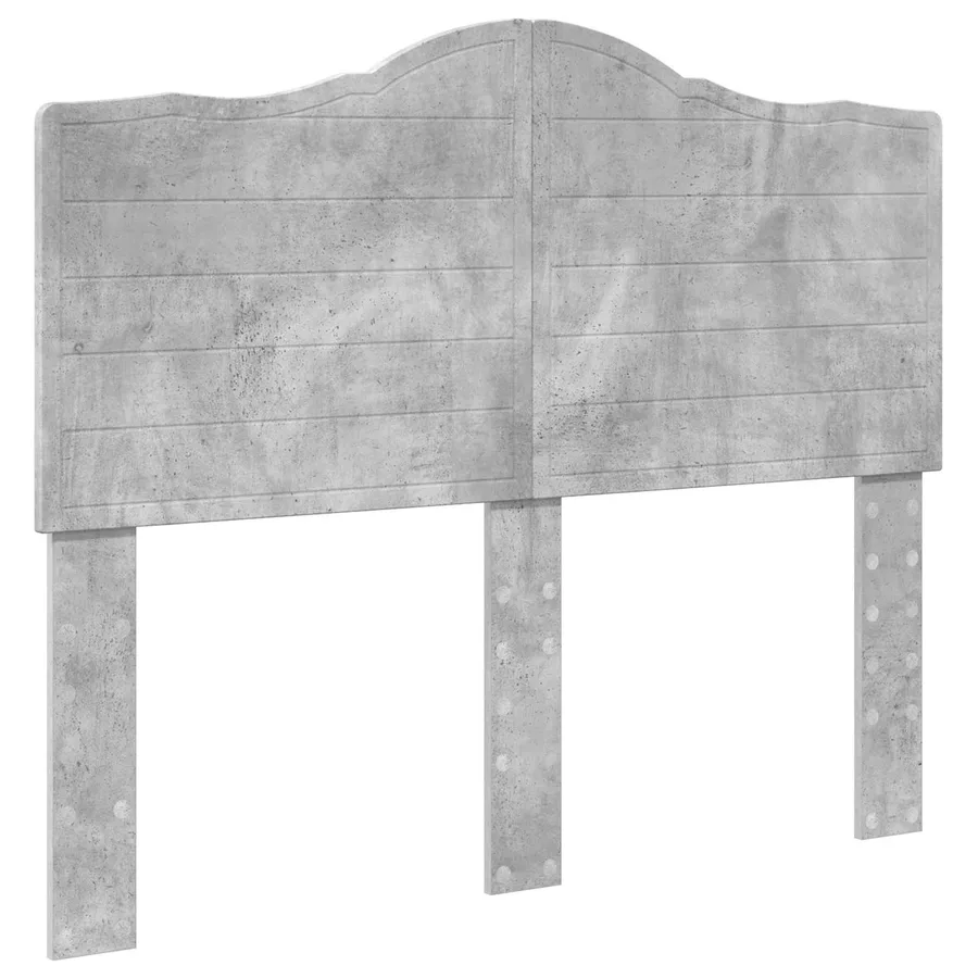 Cadre de lit avec tête de lit Béton 120 x 200 cm Pin massif - 6