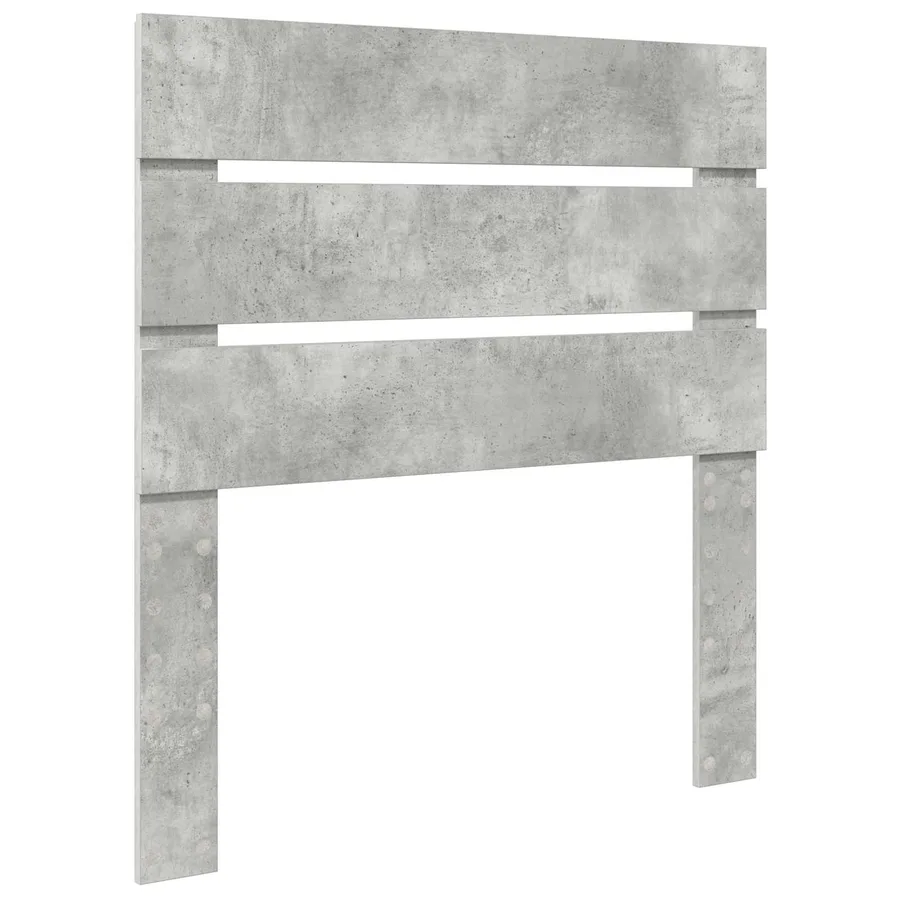 Tête de lit Gris béton Bois d'ingénierie - 2