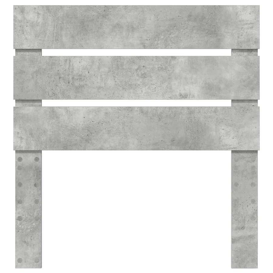 Tête de lit Gris béton Bois d'ingénierie - 4
