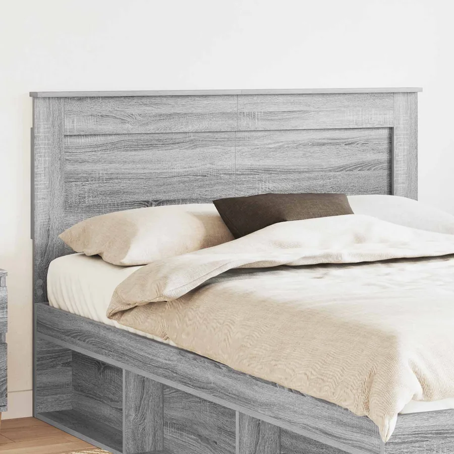 Tête de lit Gris Sonoma 140 cm Bois d'ingénierie