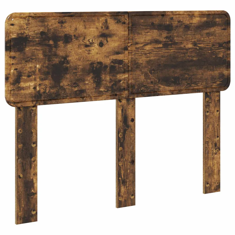 Lit de Rangement Chêne fumé 120 x 200 cm Bois d'ingénierie - 7