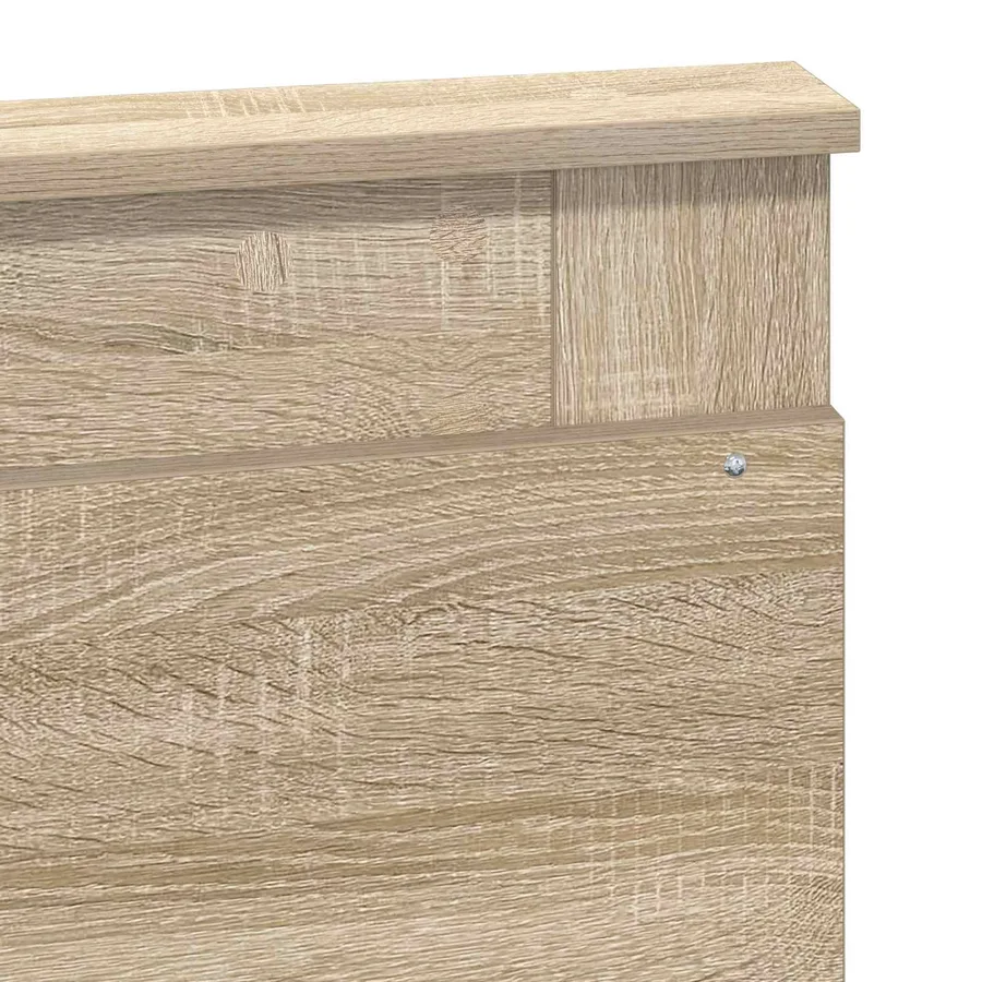 Cadre de lit Chêne Sonoma 120 x 190 cm Bois Ingénierie - 12