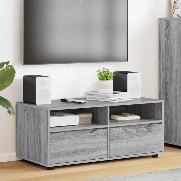Meuble TV Gris Sonoma 100 x 48 x 43 cm Bois d'ingénierie