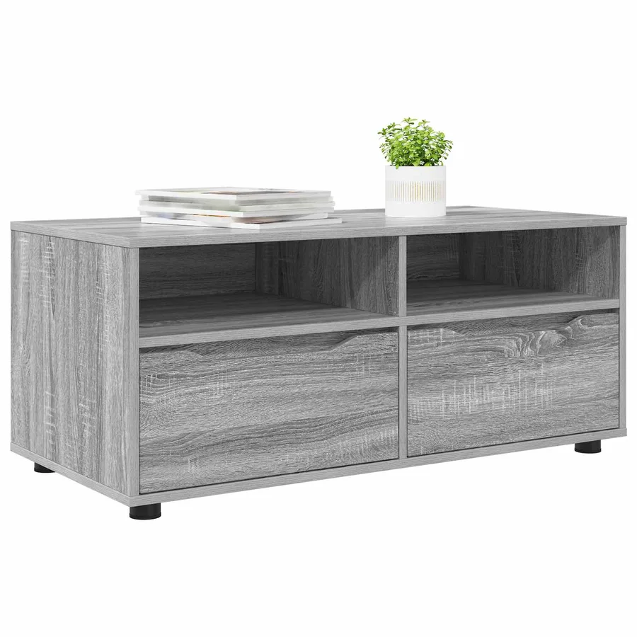 Meuble TV Gris Sonoma 100 x 48 x 43 cm Bois d'ingénierie - 3