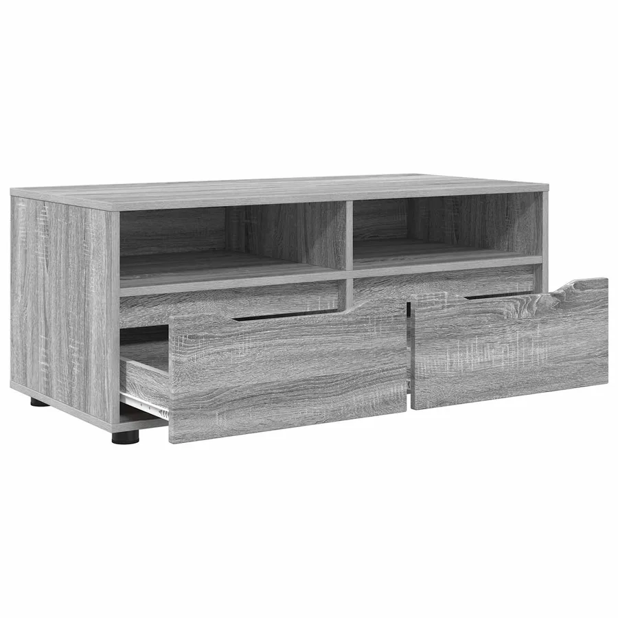 Meuble TV Gris Sonoma 100 x 48 x 43 cm Bois d'ingénierie - 5