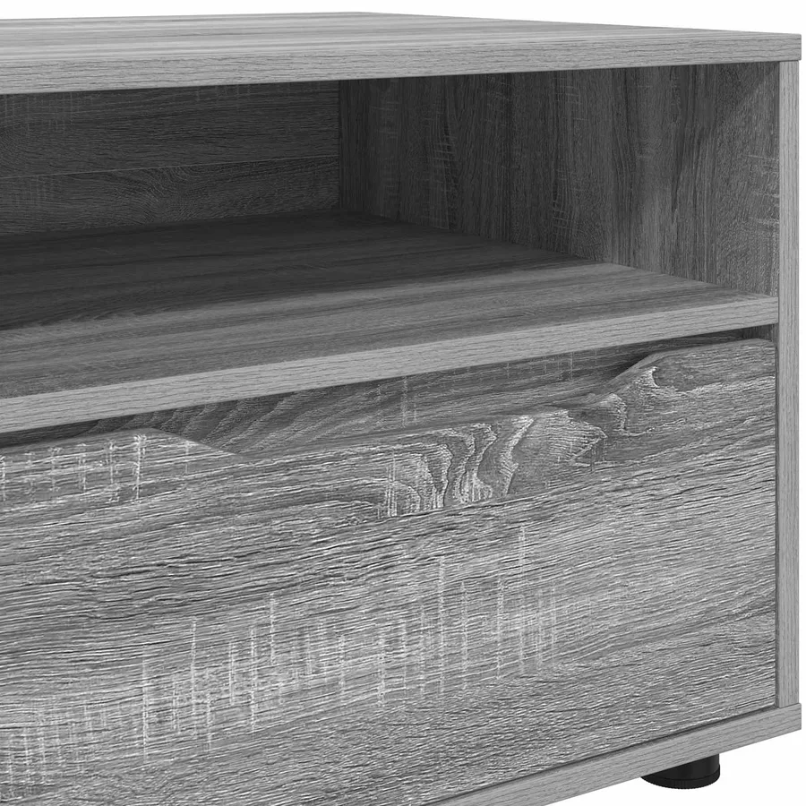 Meuble TV Gris Sonoma 100 x 48 x 43 cm Bois d'ingénierie - 8