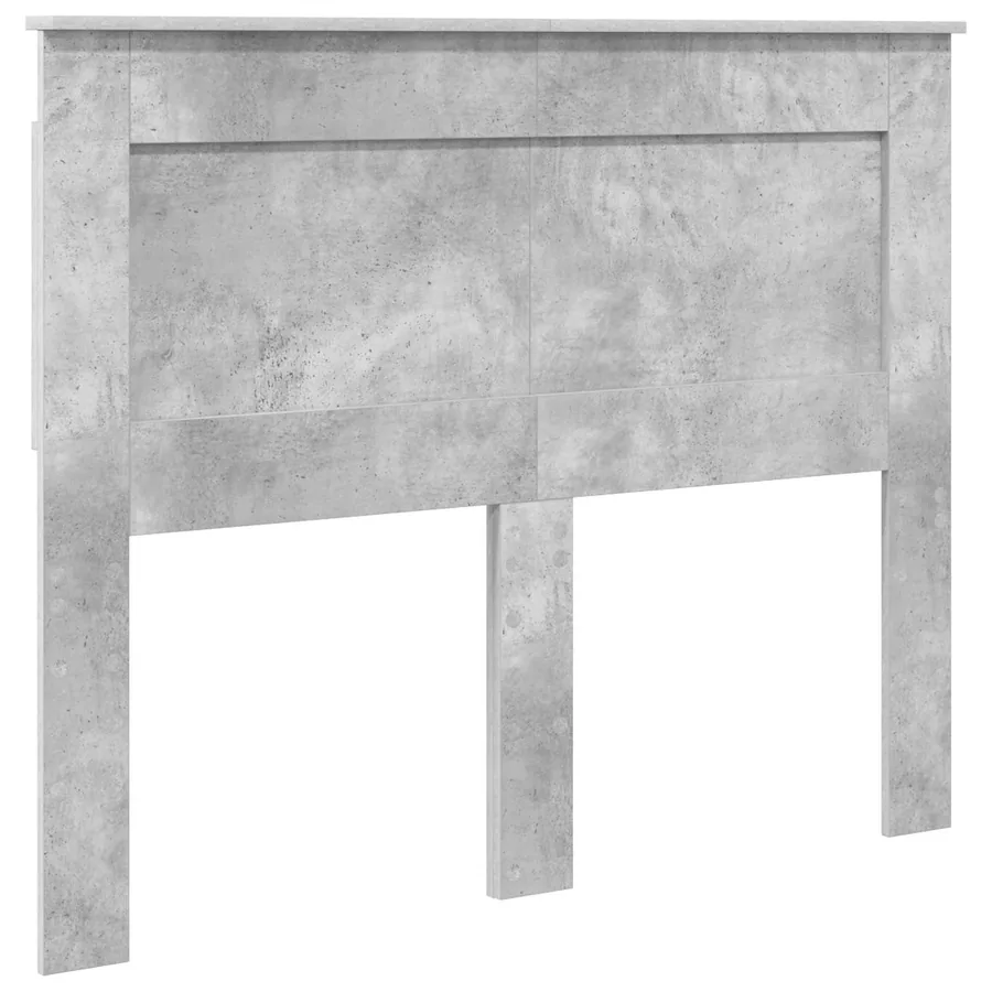 Tête de lit Gris béton 120 cm Bois d'ingénierie - 2