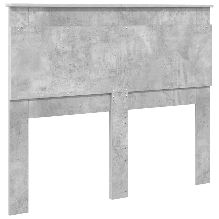 Tête de lit Gris béton 120 cm Bois d'ingénierie - 6