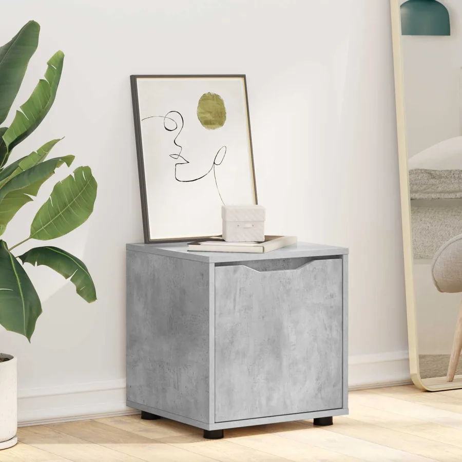 Cabinet de salle de bain Gris béton 40,5 x 40 x 44 cm - 6