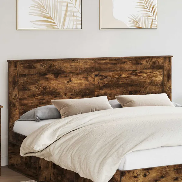 Tête de lit Chêne fumé 200 cm Bois d'ingénierie