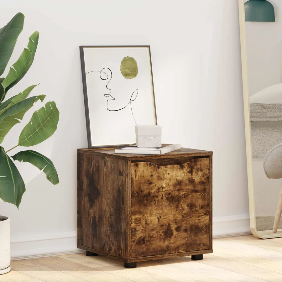 Cabinet de salle de bain Chêne fumé 40,5 x 40 x 44 cm - 6