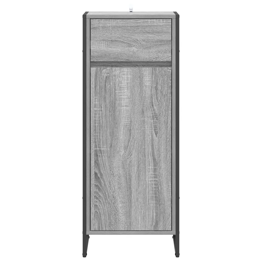 Cabinet de salle de bain Gris Sonoma 40 x 30 x 100 cm - 5
