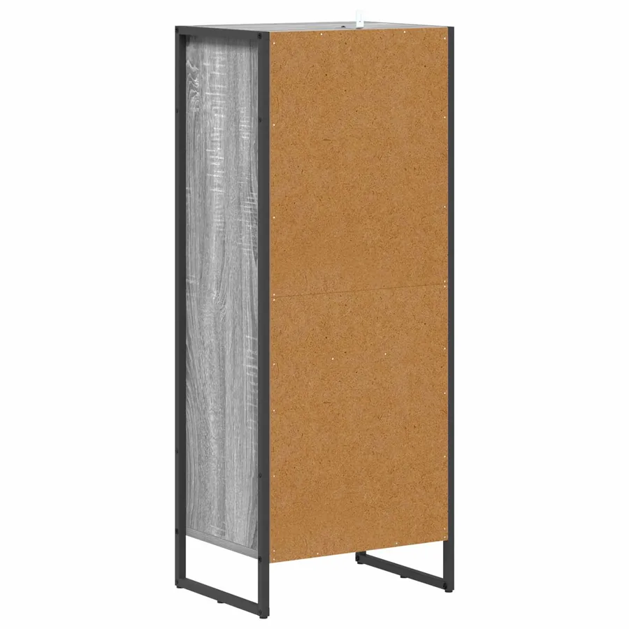 Cabinet de salle de bain Gris Sonoma 40 x 30 x 100 cm - 7