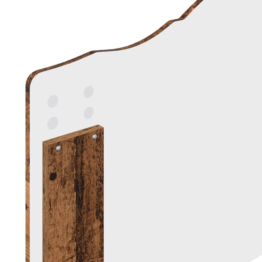 Cadre de lit Bois ancien 100 x 200 cm Bois d'ingénierie - 11