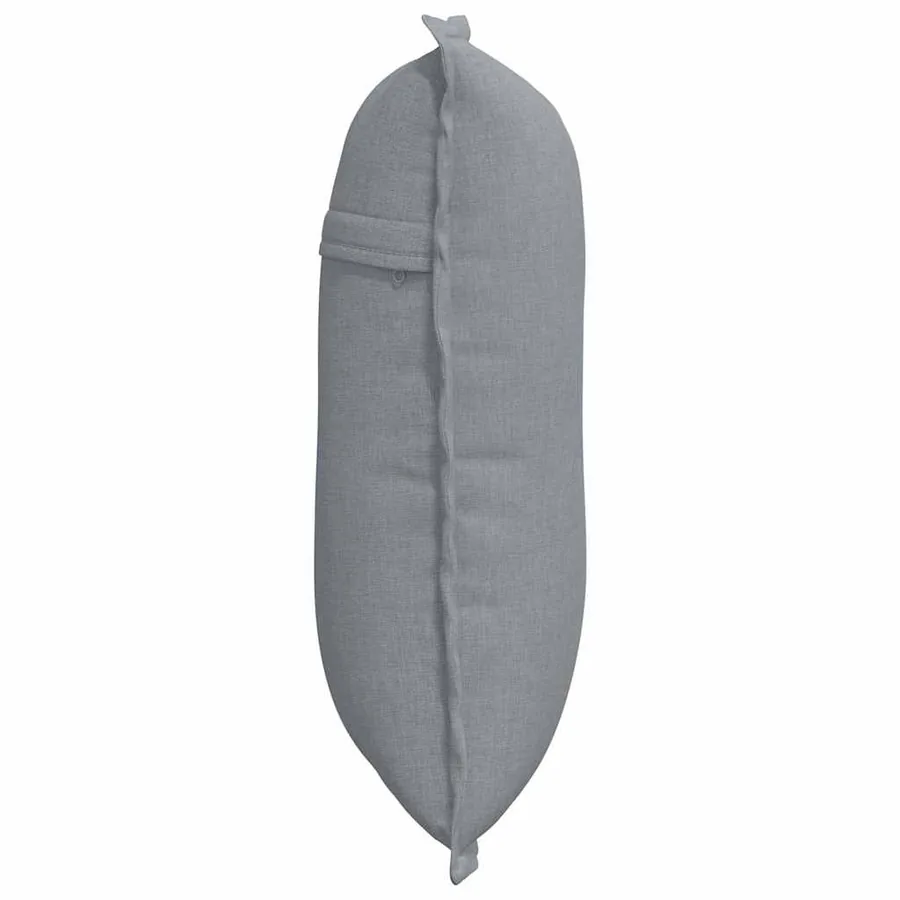 Coussin de Dos Gris clair 50 x 19 x 45 cm tissu - 6