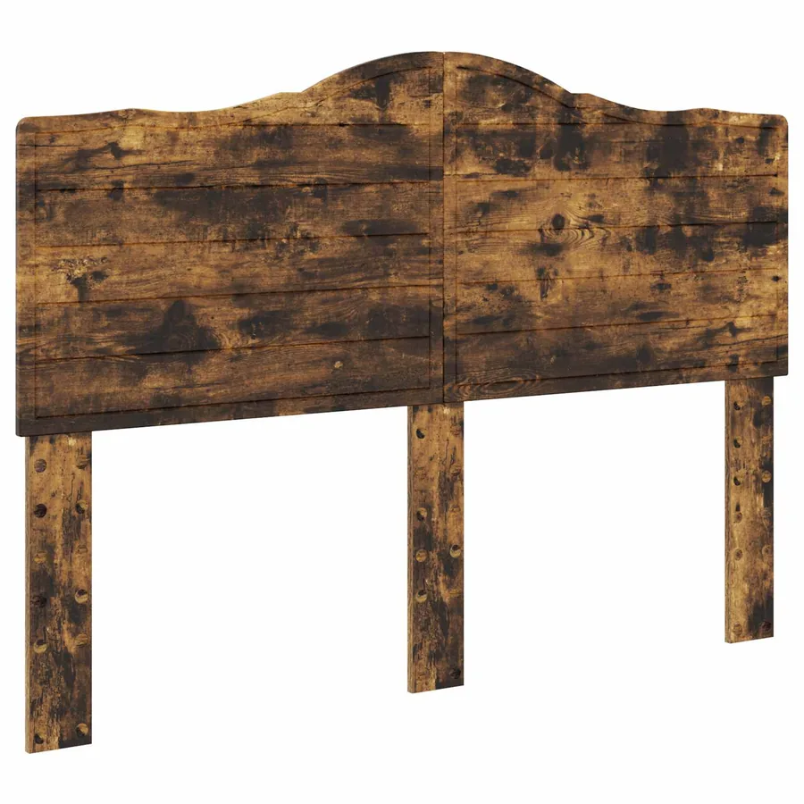 Cadre de lit Chêne Fumé 150 x 200 cm Bois Ingénierie - 7