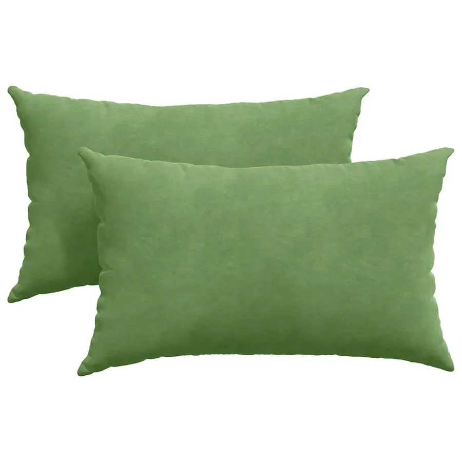 Coussins de canapé 2 pcs Vert clair 50 x 30 cm - 2