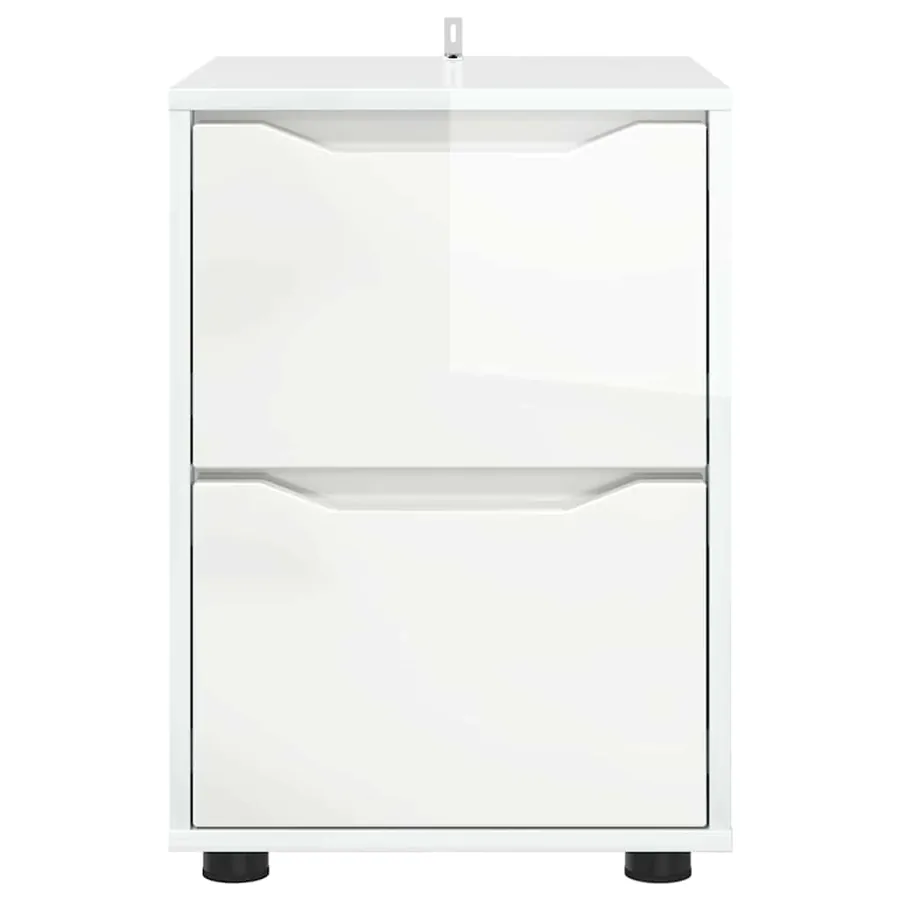 Armoire de rangement Blanc brillant 40 x 48 x 57 cm - 6