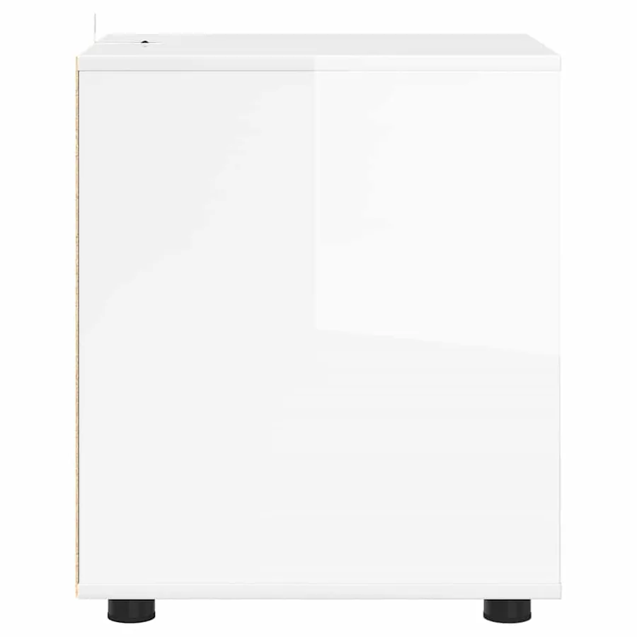 Armoire de rangement Blanc brillant 40 x 48 x 57 cm - 7