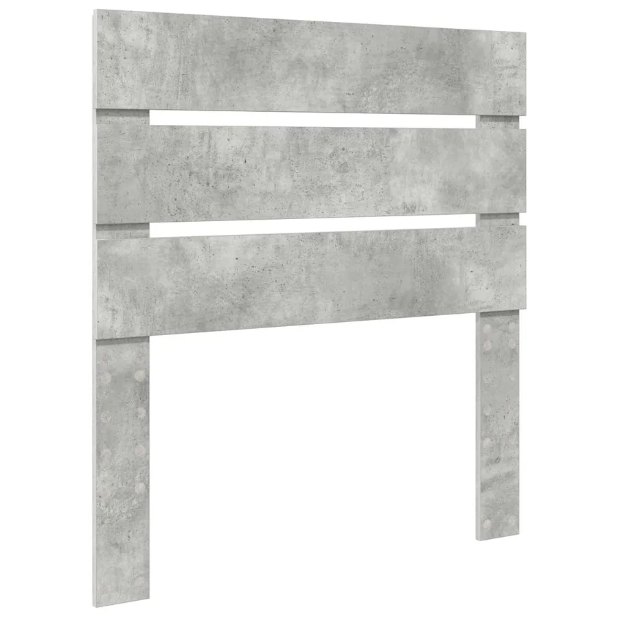 Tête de lit Gris béton Bois d'ingénierie - 2