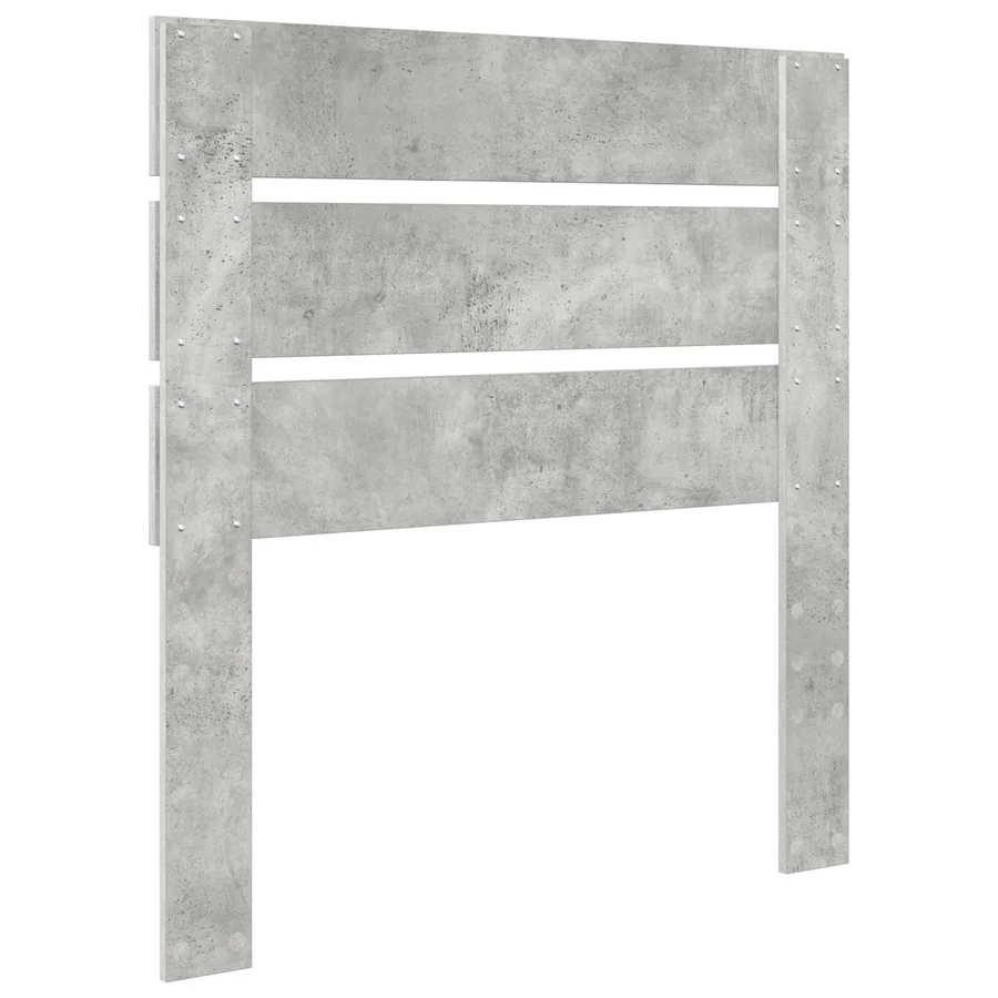Tête de lit Gris béton Bois d'ingénierie - 6