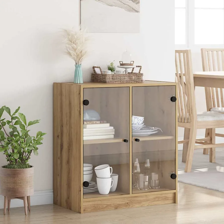 Meuble d'appoint Chêne artisanal 68 x 37 x 75,5 cm