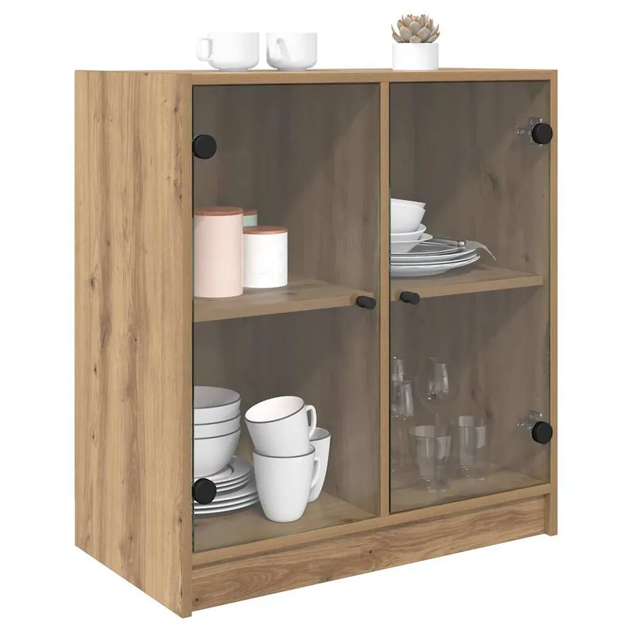Meuble d'appoint Chêne artisanal 68 x 37 x 75,5 cm - 3