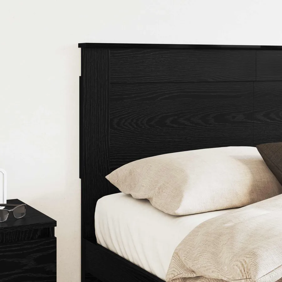 Tête de lit Chêne noir 150 cm Bois d'ingénierie - 3