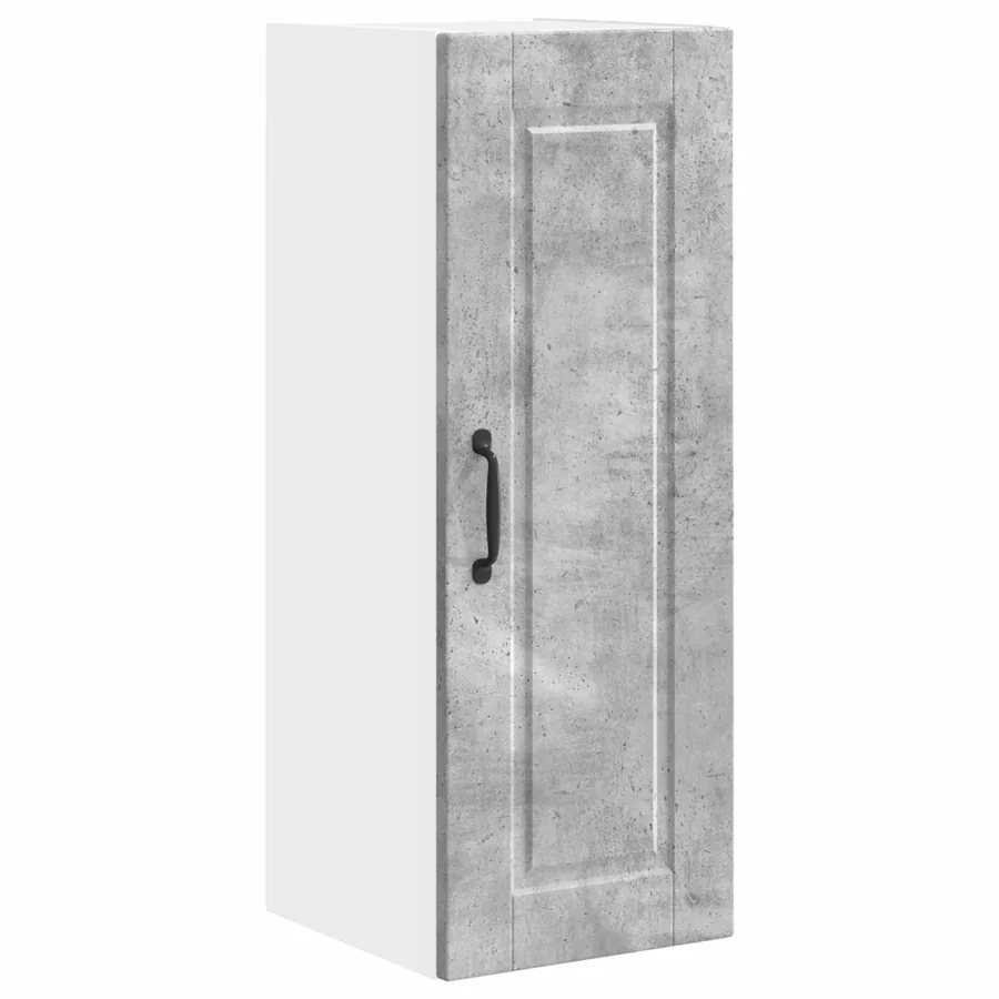 Meuble mural PORTO 2 pcs Gris béton 30 x 31 x 80 cm - 6