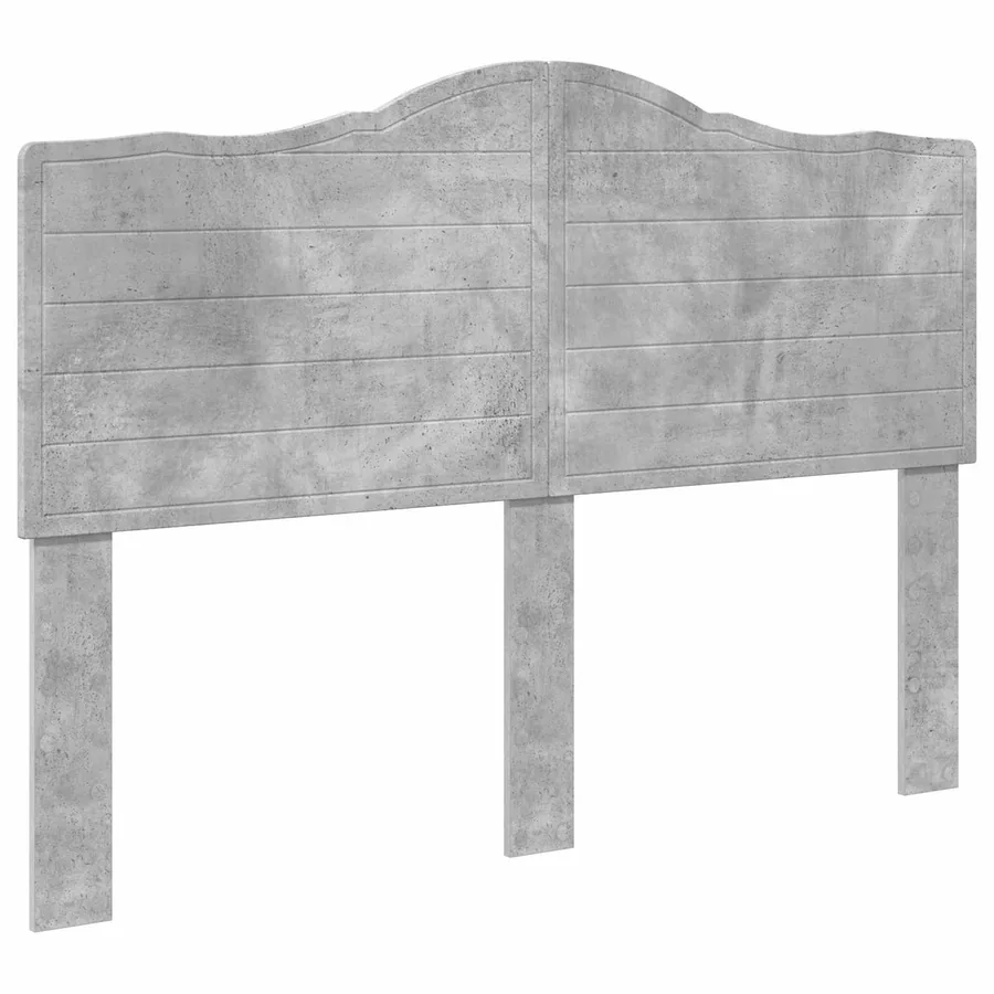 Tête de lit Gris béton Bois d'ingénierie - 2