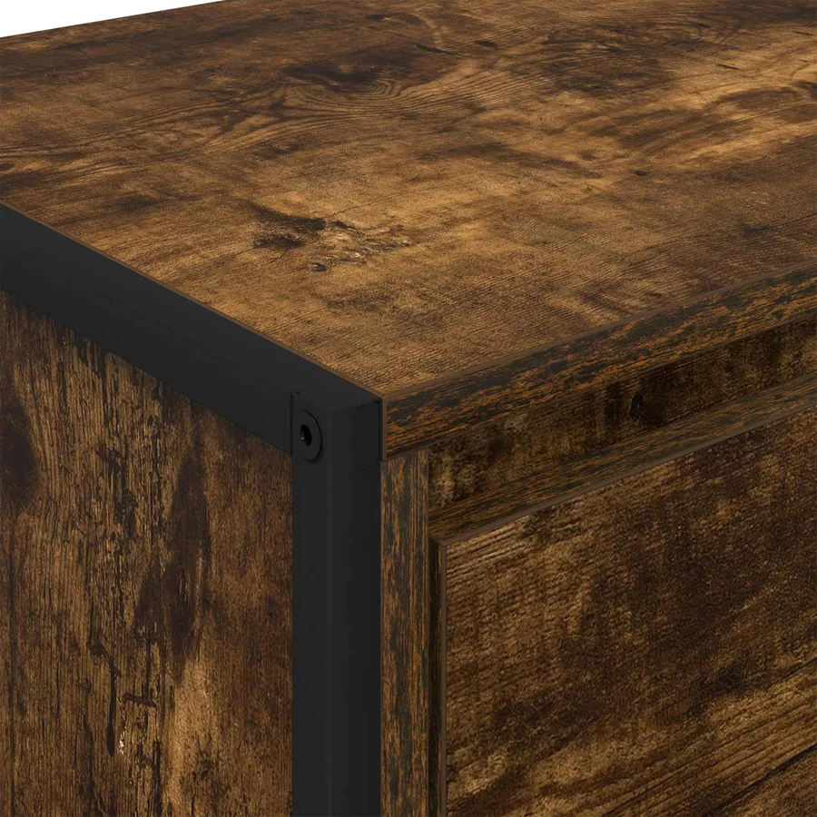 Buffet Chêne Fumé 42 x 36 x 75.5 cm Bois d'ingénierie - 9