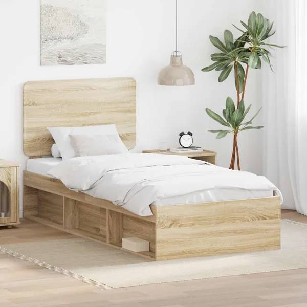 Cadre de lit Sonoma 90 x 190 cm Bois de pin massif