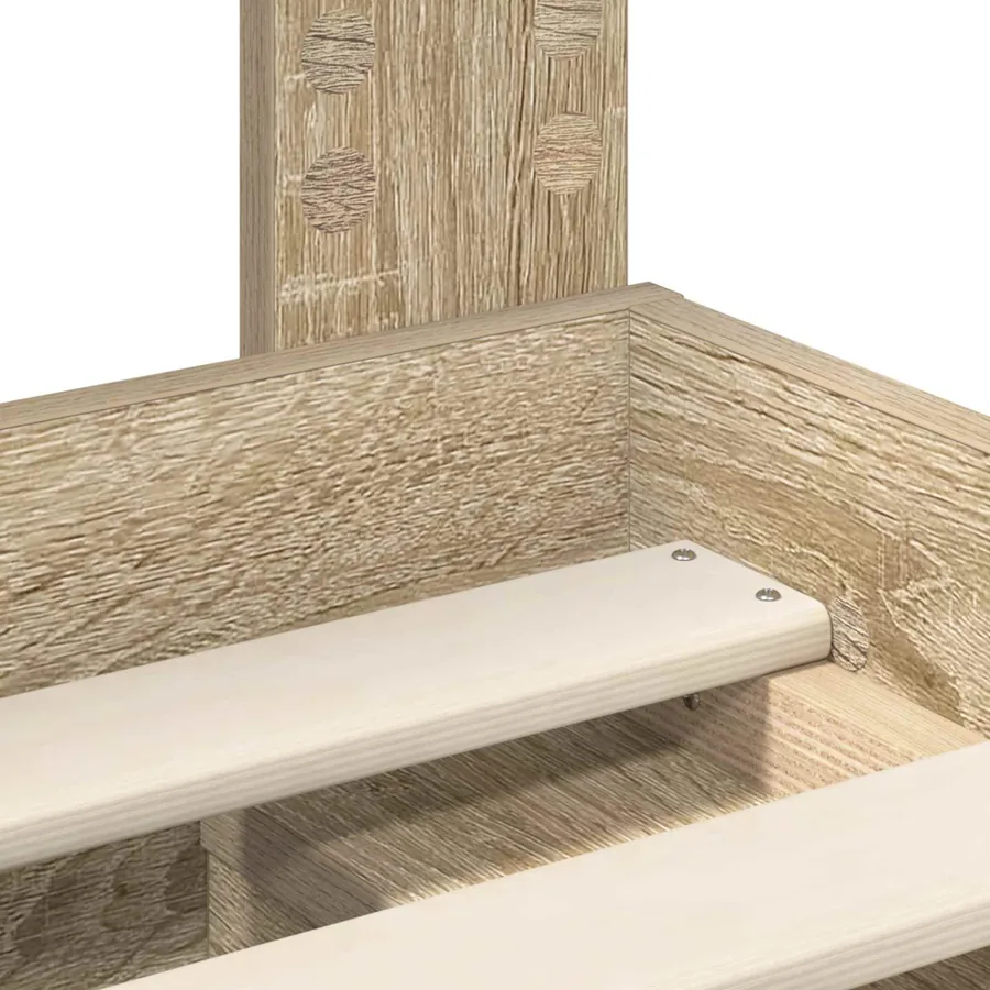 Cadre de lit Sonoma 90 x 190 cm Bois de pin massif - 10