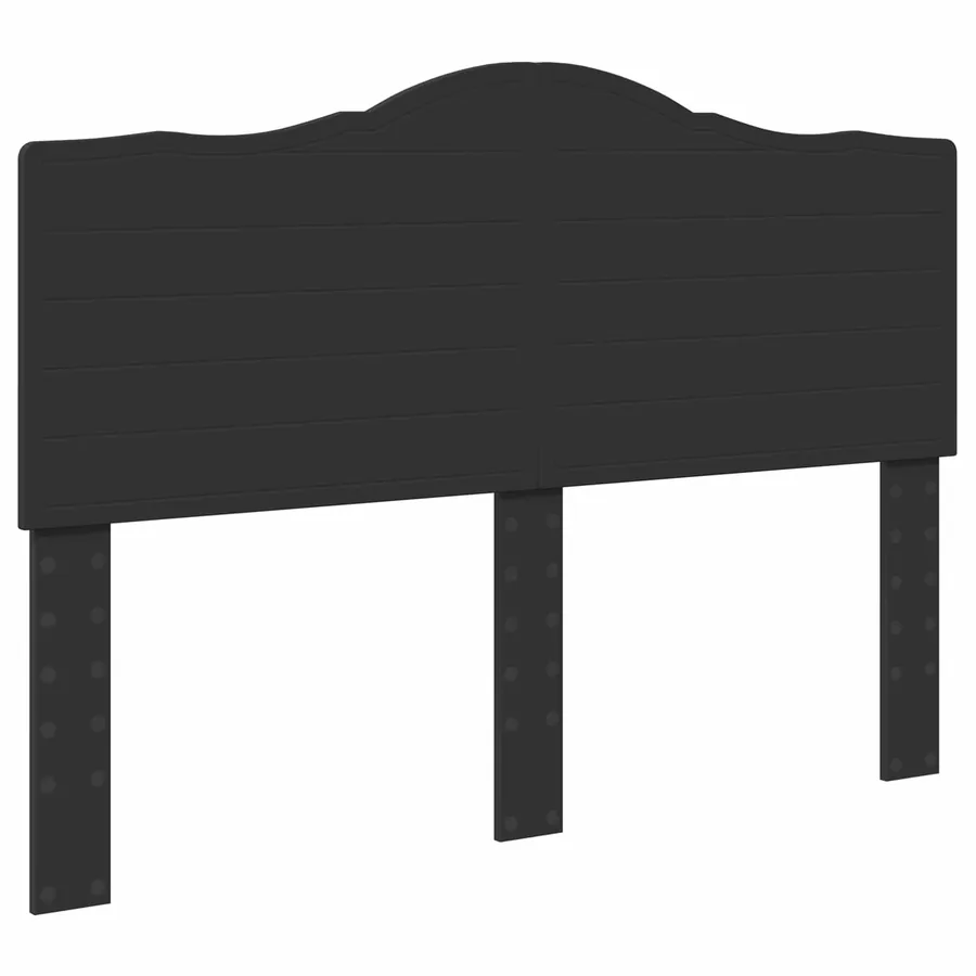 Cadre de lit avec tiroir Noir 140 x 190 cm Bois d'ingénierie - 7