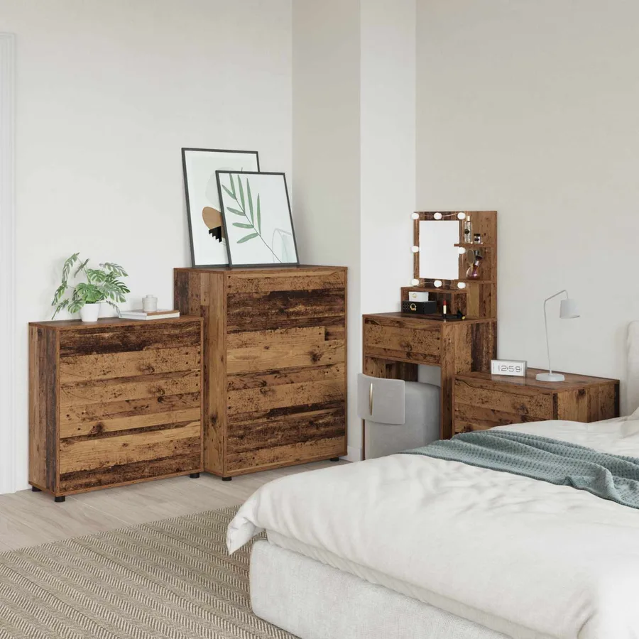 Armoire de rangement Bois Ancien 80 x 31 x 81 cm - 4
