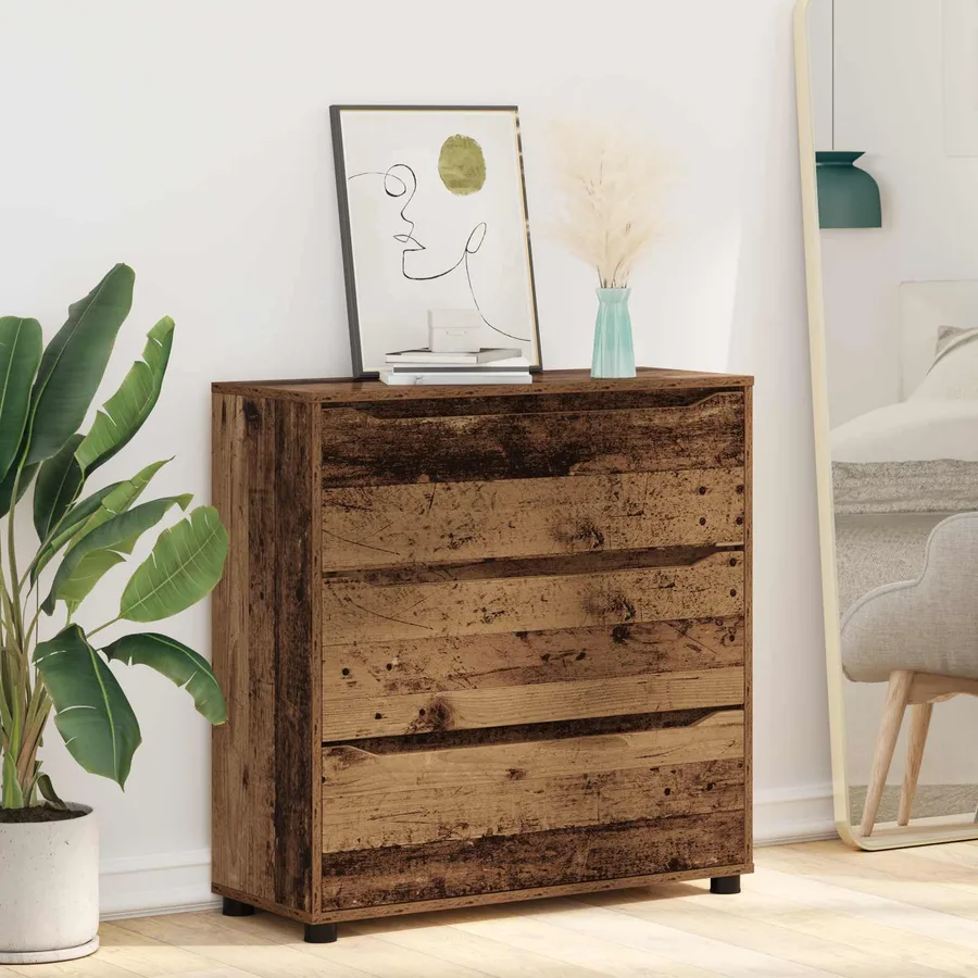 Armoire de rangement Bois Ancien 80 x 31 x 81 cm - 6