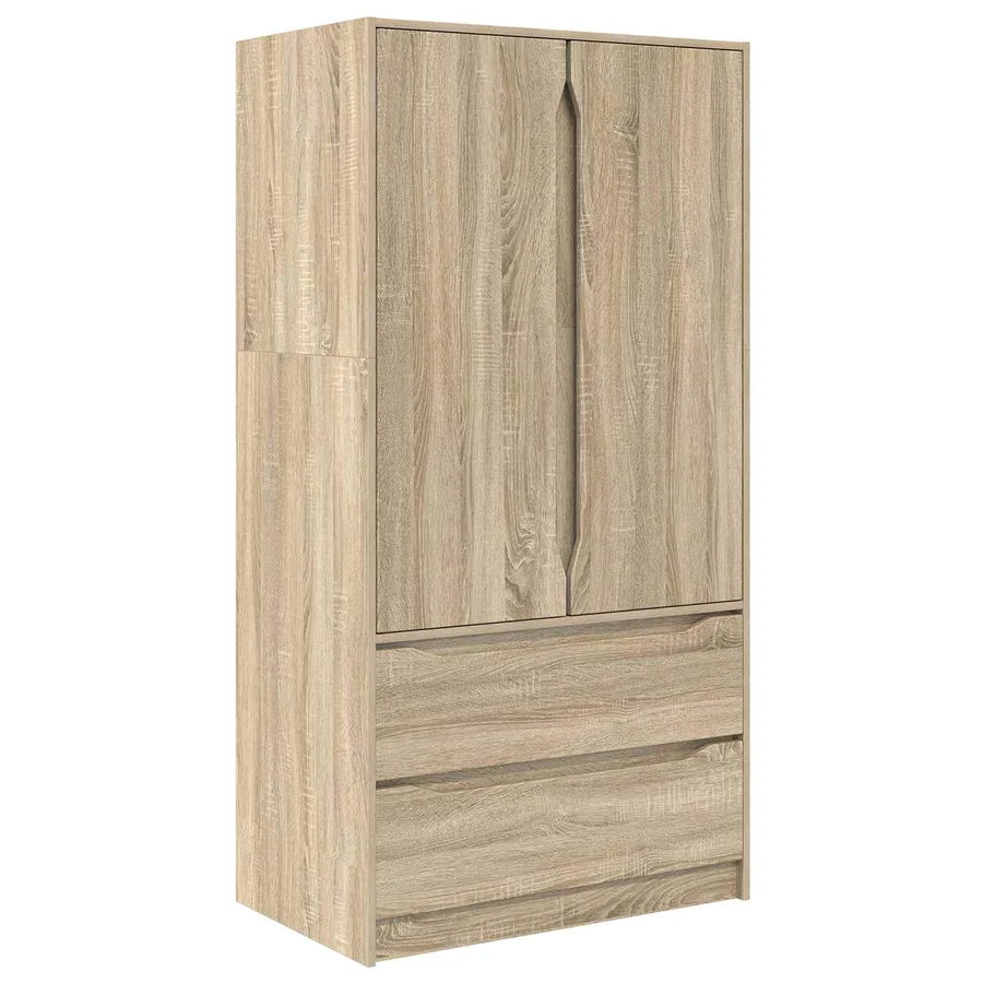 Armoire Chêne Sonoma 79,5 x 49 x 156 cm Bois d’ingénierie - 2