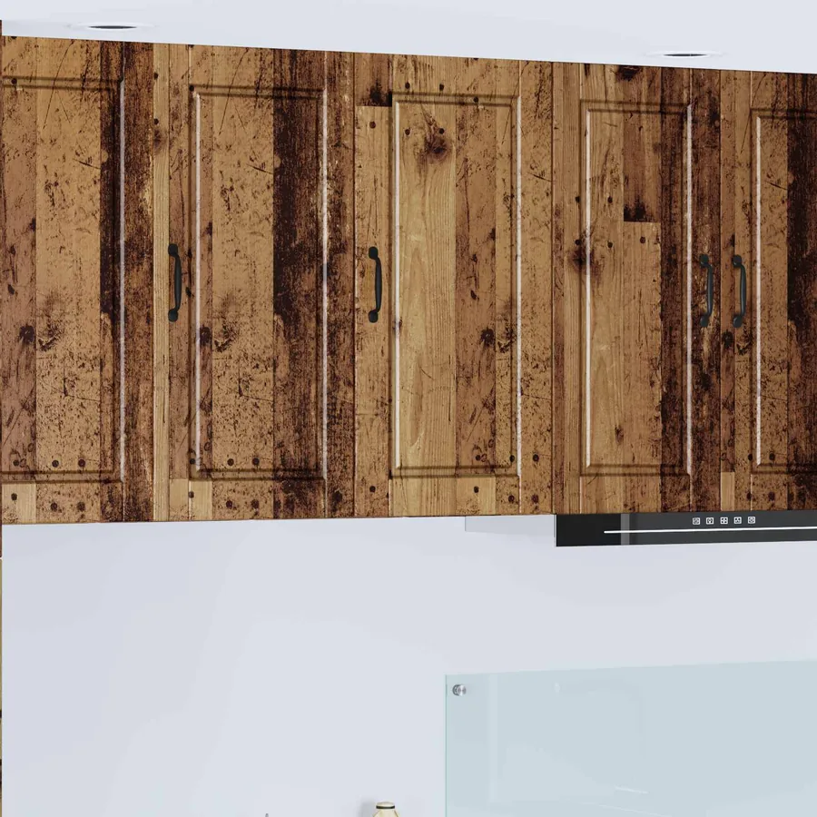 Meuble mural PORTO Bois ancien 40 x 31 x 80 cm