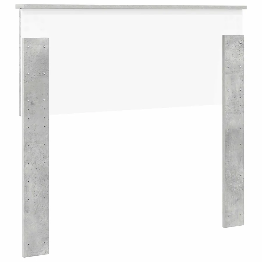 Tête de lit Gris béton Bois d'ingénierie - 6