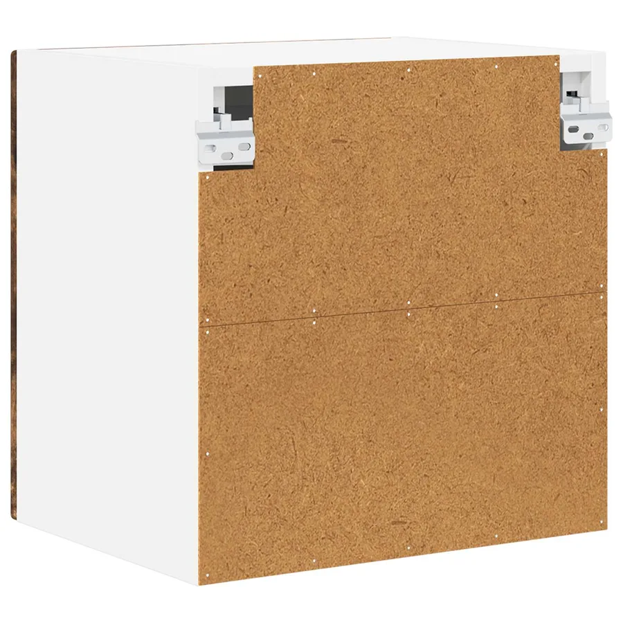Cabinet de Verre Mural PORTO 2 pcs Chêne fumé 40 x 31 x 40 cm - 9