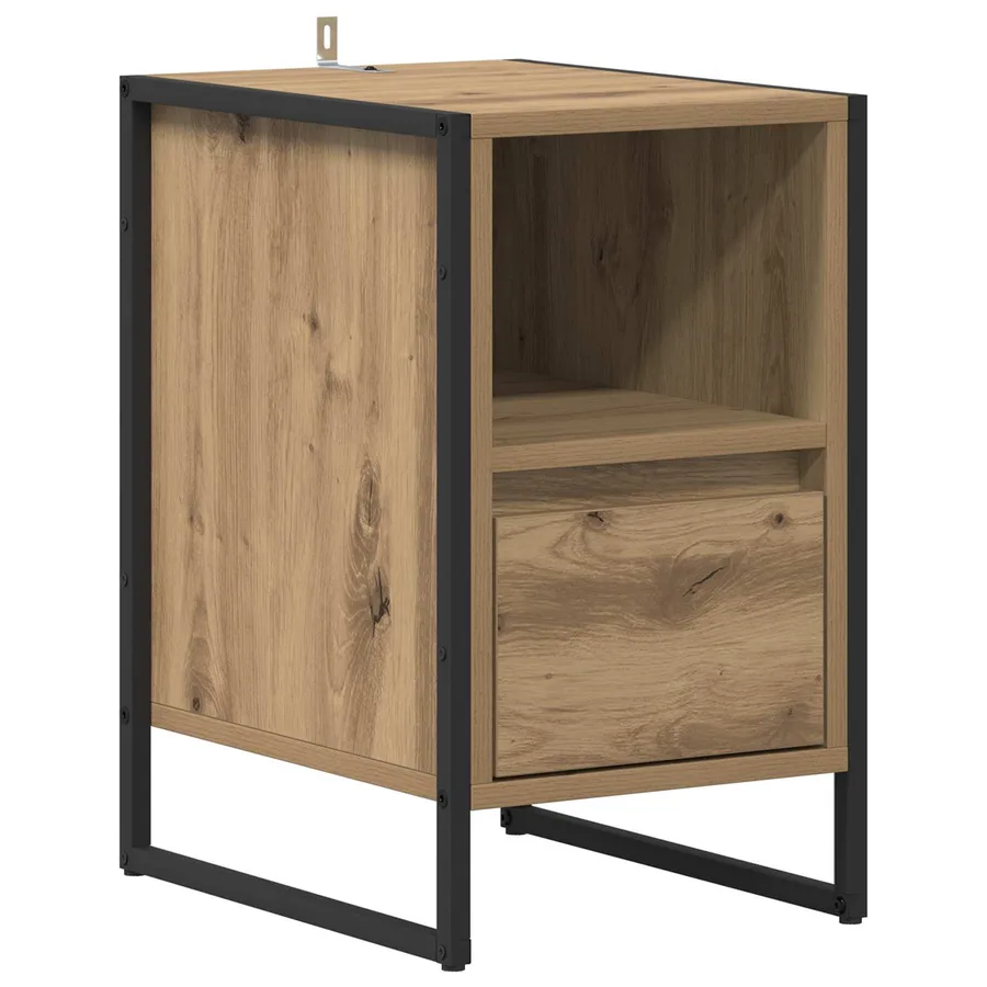 Table de chevet Chêne artisan 39,5 x 30 x 50 cm - 2